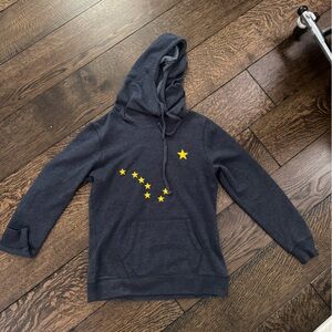 Dark Blue Hoodie with Alaska Star Design